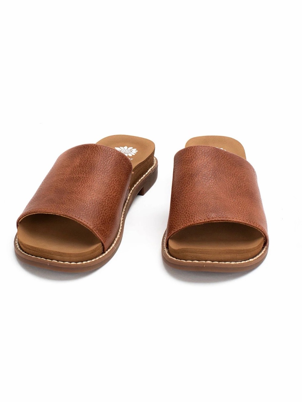 NIB Yellow Box Tan Kalo Slide Sandal Size 10M - Ready for Summer! - Picture 3 of 8